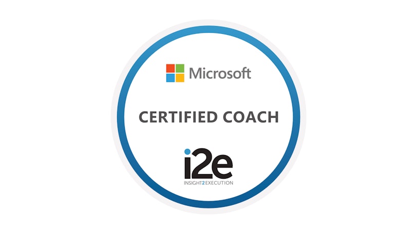 Microsoft i2e Certified Coach logo